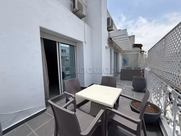 Superbe appartement meublé de 160 m² avec grande terrasse
