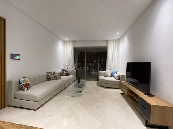 Te huur – Prachtige nieuw gemeubileerde studio van 70 m² in Casablanca Finance City CFC
