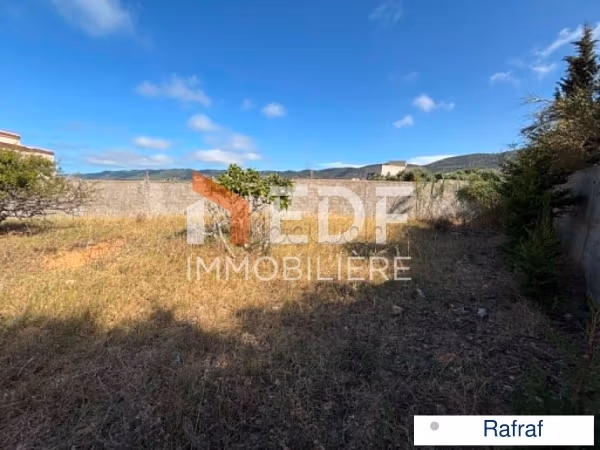 A Vendre Terrain à 400 Mètres de la mer à Rafraf