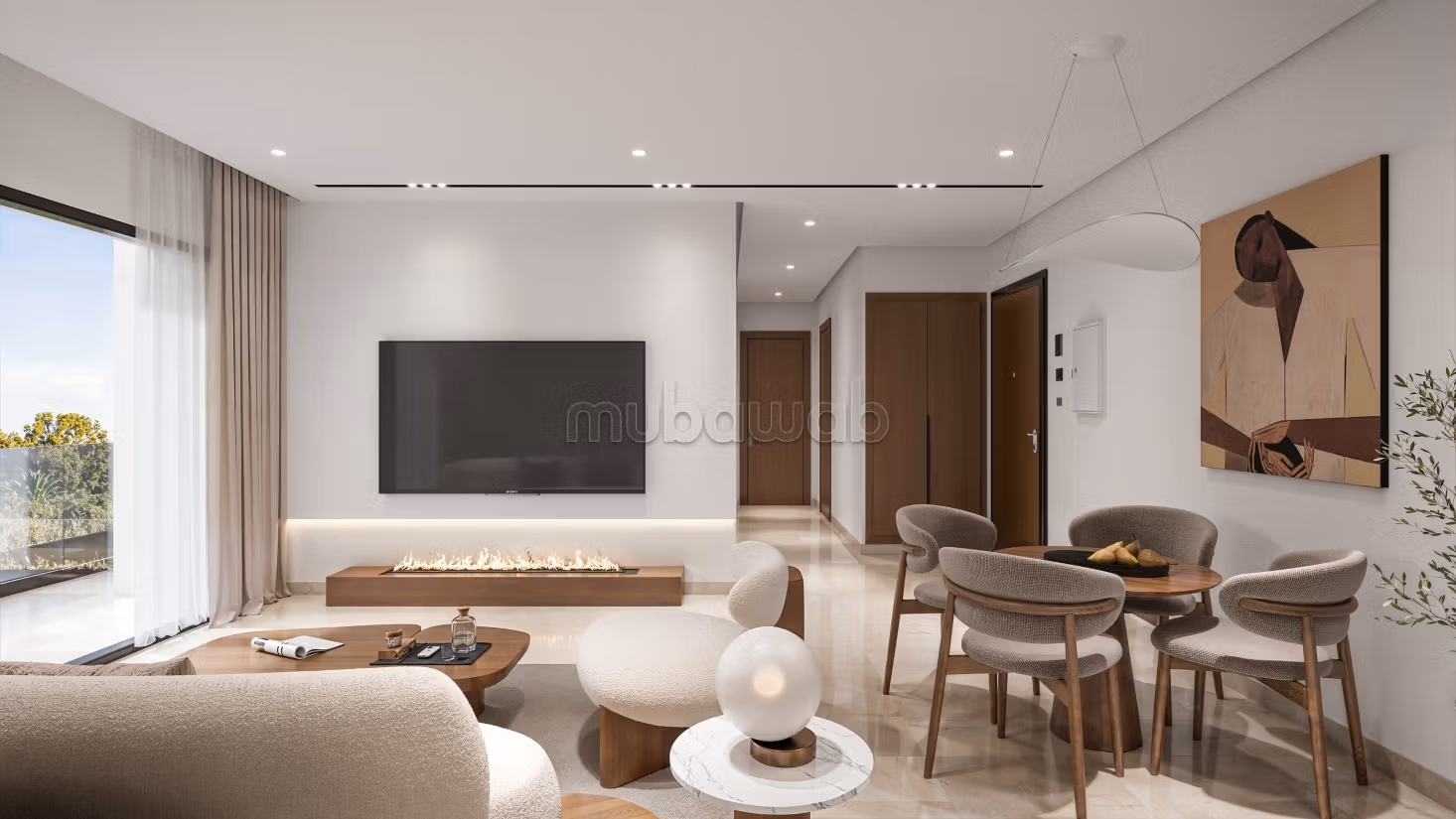 Very Bright S2 Apartment in Bhar Lazrek