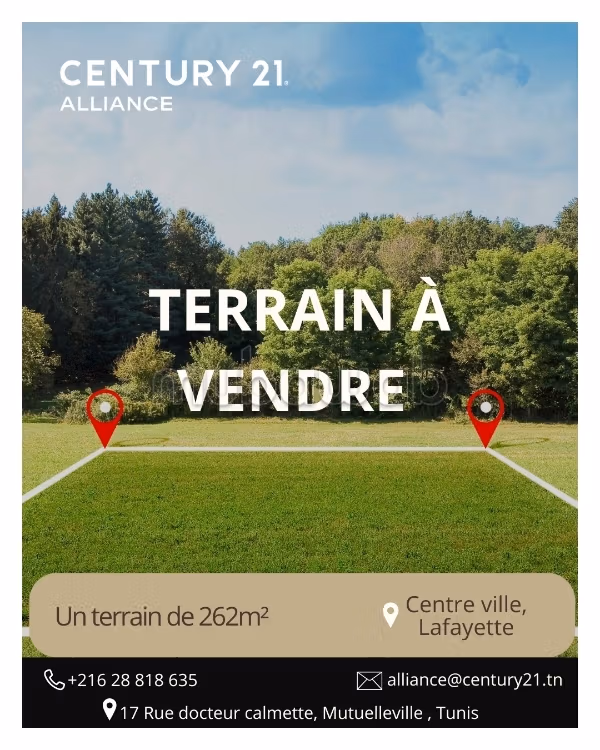 In vendita terreno 262 m2 El belvédère