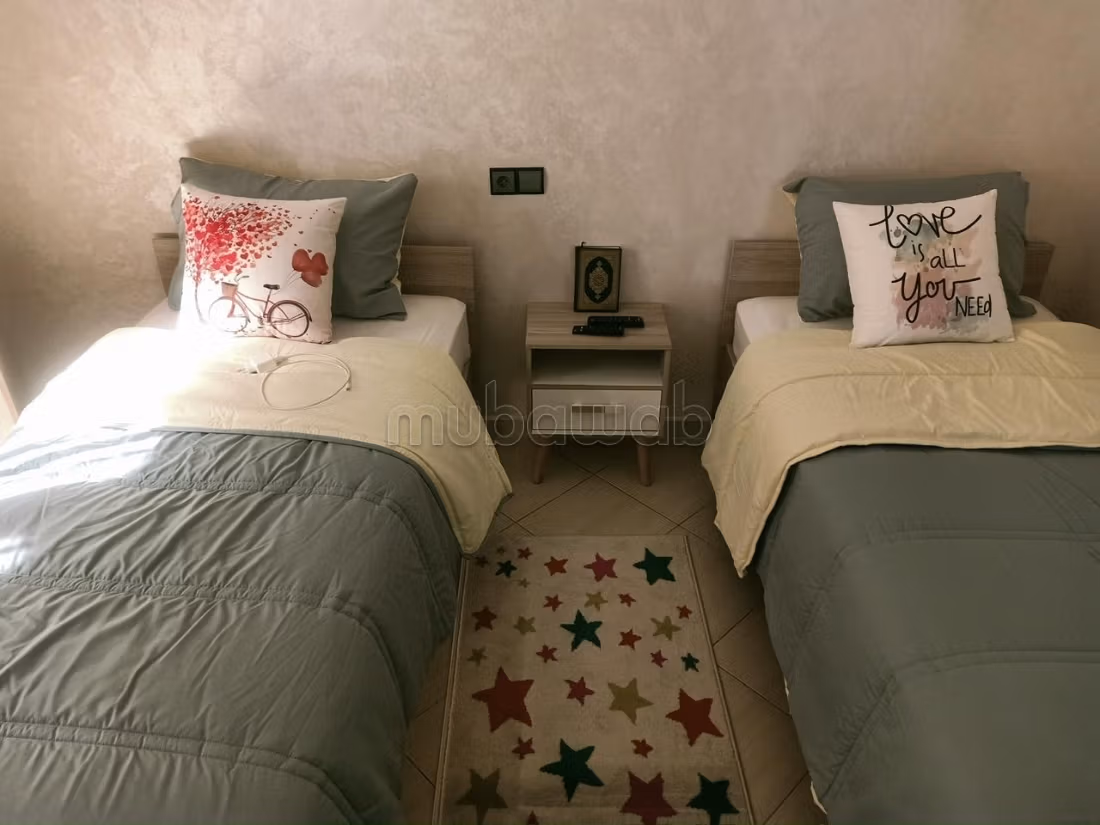 Superbe appartement meublé à vendre à Hay Alfadl. 3 grandes pièces. Salon typique marocain, résidence sécurisée — 4
