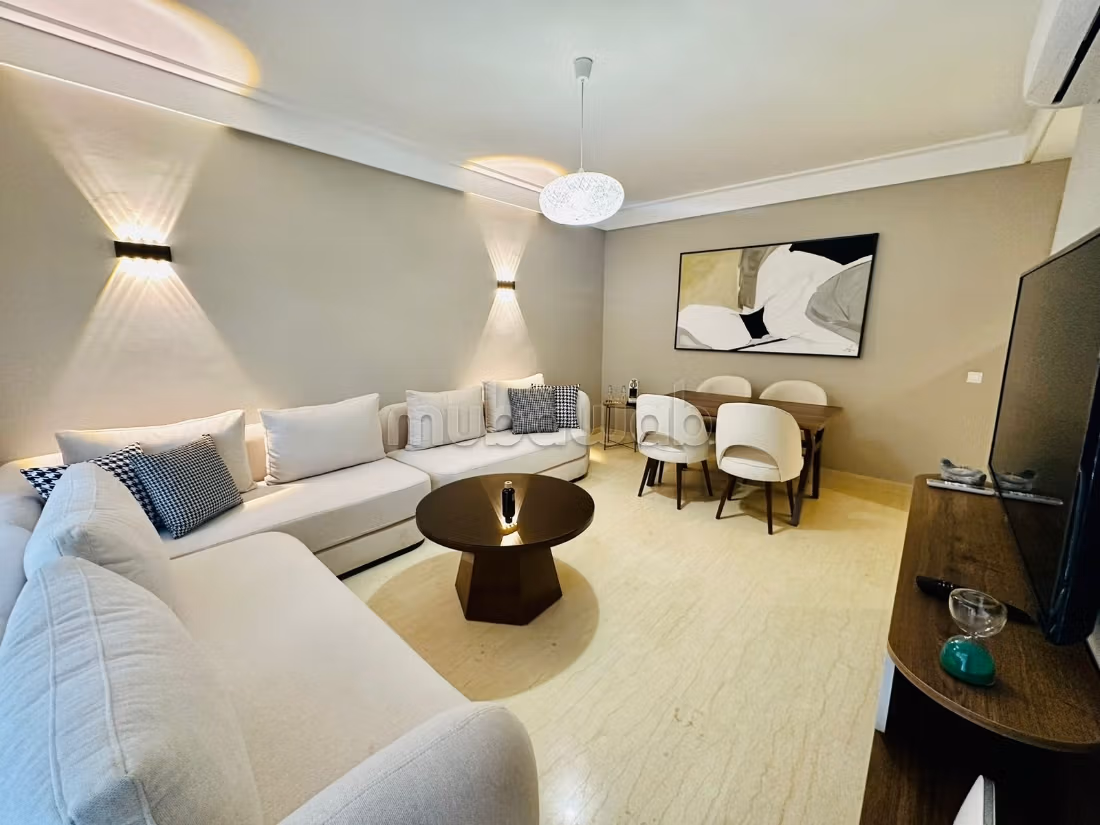 Appartement en location à Casablanca Finance City.
Superficie 125 m².
Meublé — 2