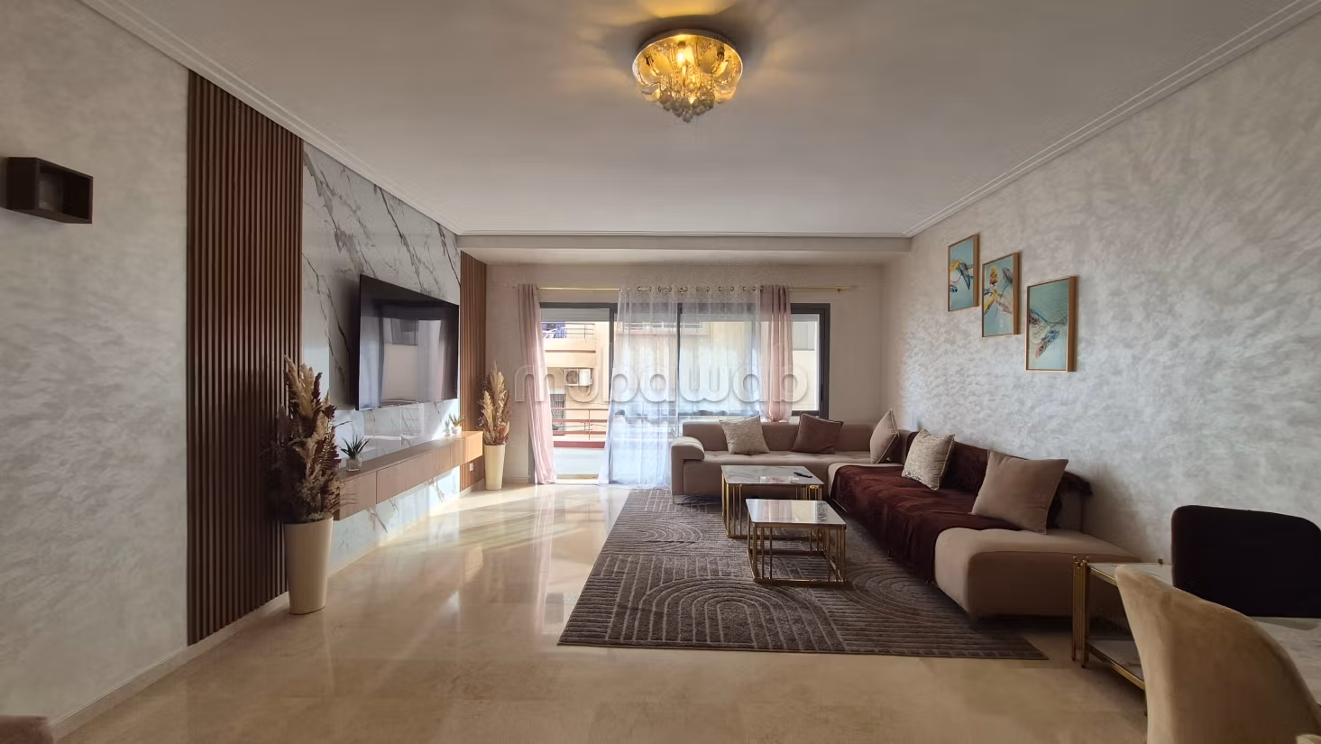 A louer beau appt 150m2 2ch maarif extension — 2
