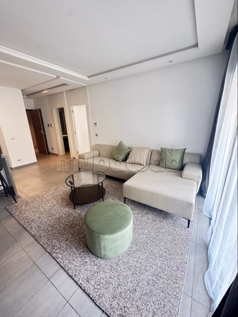 Location d'un appartement à Casablanca Finance City. 2 grandes pièces. Meublé