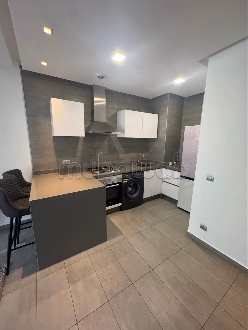 Location d'un appartement à Casablanca Finance City. 2 grandes pièces. Meublé — 4