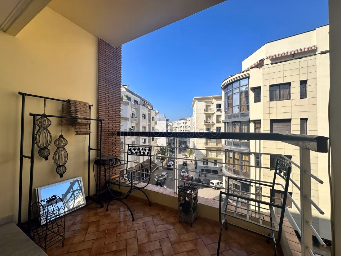 Appartement meublé de deux chambres avec terrasse à Racine