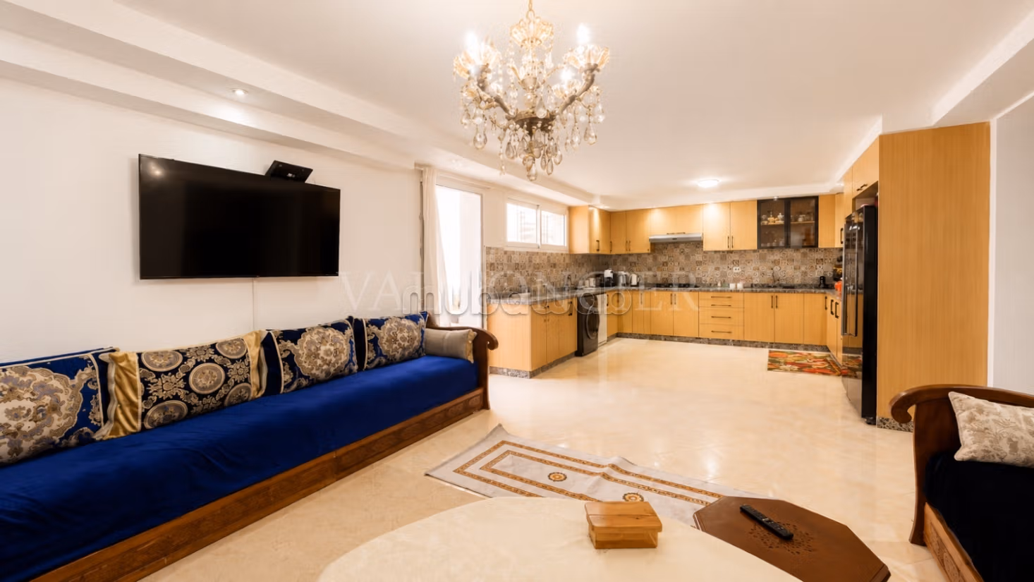 Location villa meublée moderne 4chambres avec jardin, Tamaris