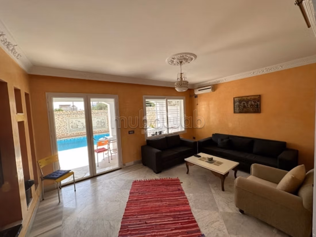 In affitto un duplex arredato con piscina a La Marsa