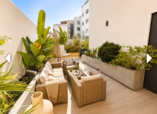 Appartement terrasse à la location à racine