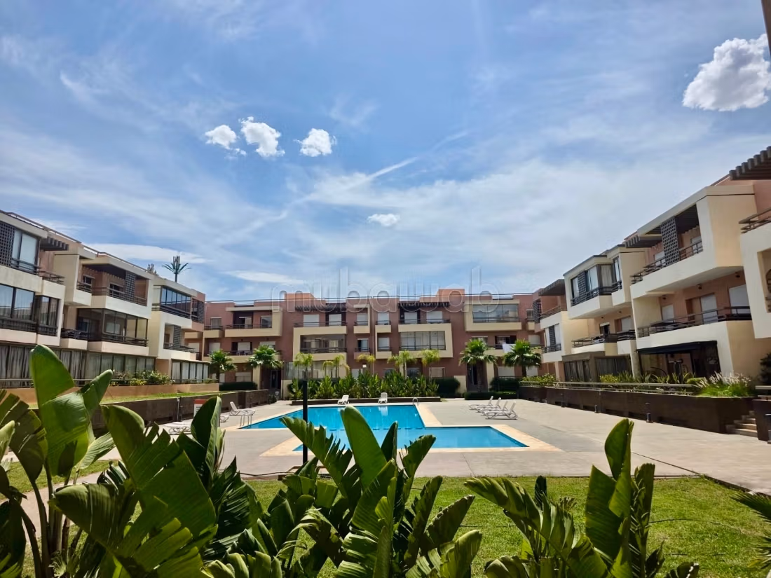 Magnifique appartement à l'achat à Agdal boulevard M6.
Surface de 98 m².
Piscine, climatisation — 3