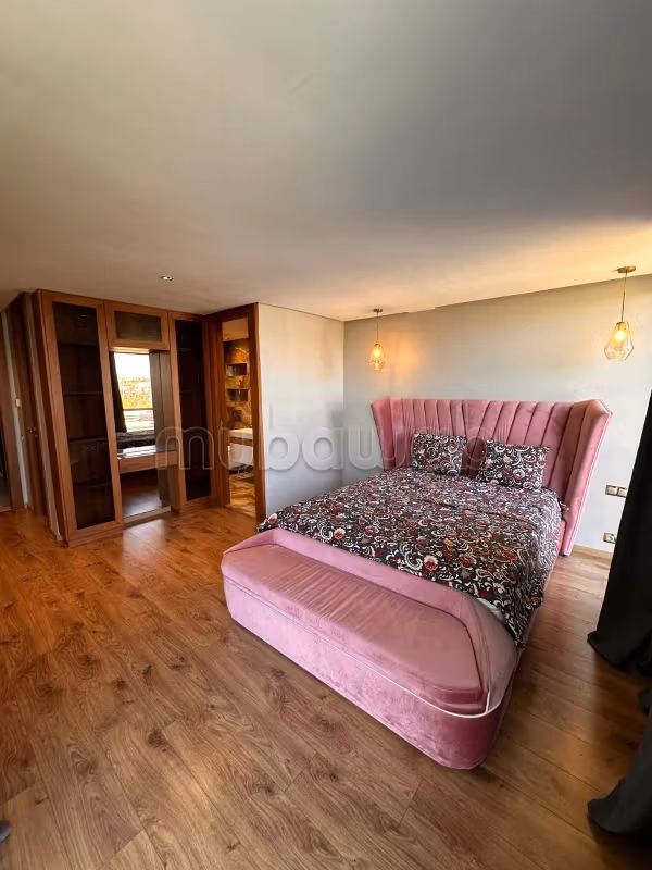 Te huur – Gemeubileerd appartement in Bouskoura