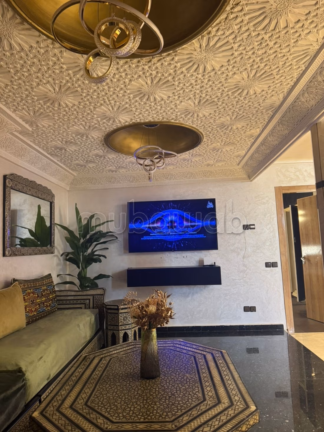 Magnifica villa in affitto a Moulay Driss Aghbal. Superficie totale 200 m². Arredata