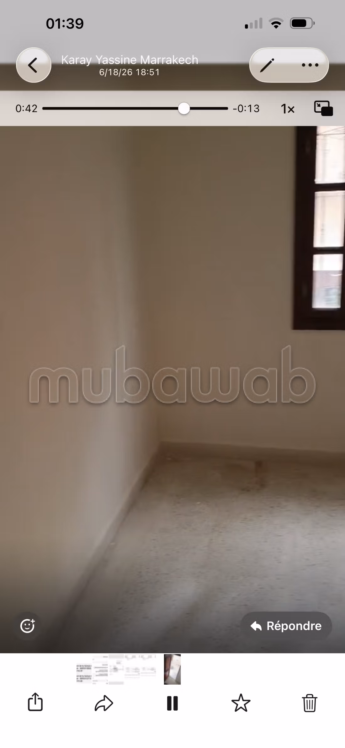 Nice apartment for rent in Hay Zitoun. Total area 120 m²