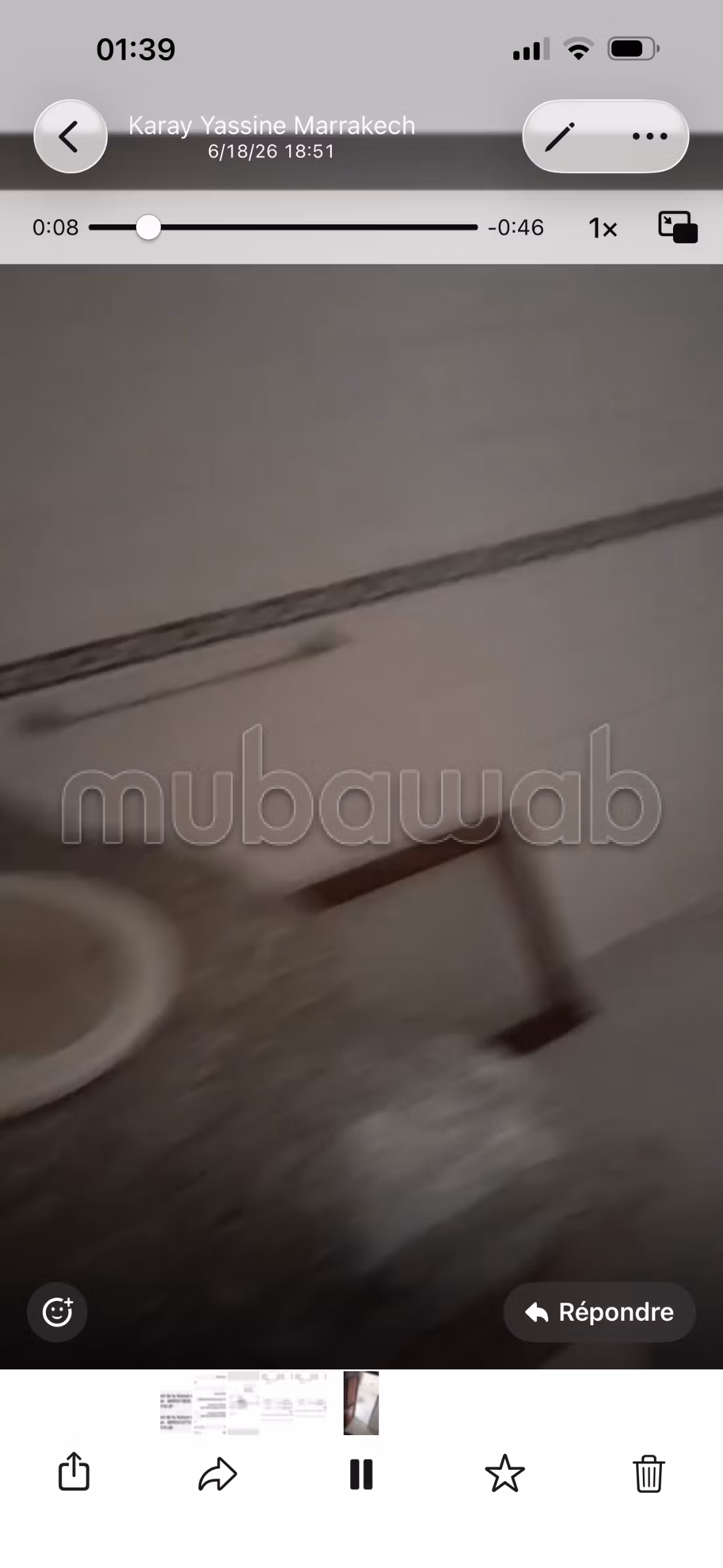 Nice apartment for rent in Hay Zitoun. Total area 120 m²