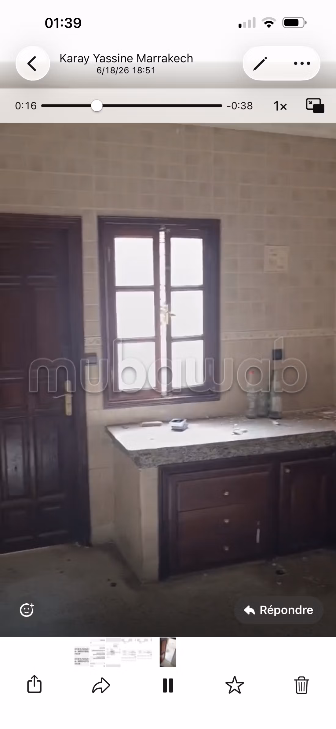 Nice apartment for rent in Hay Zitoun. Total area 120 m²