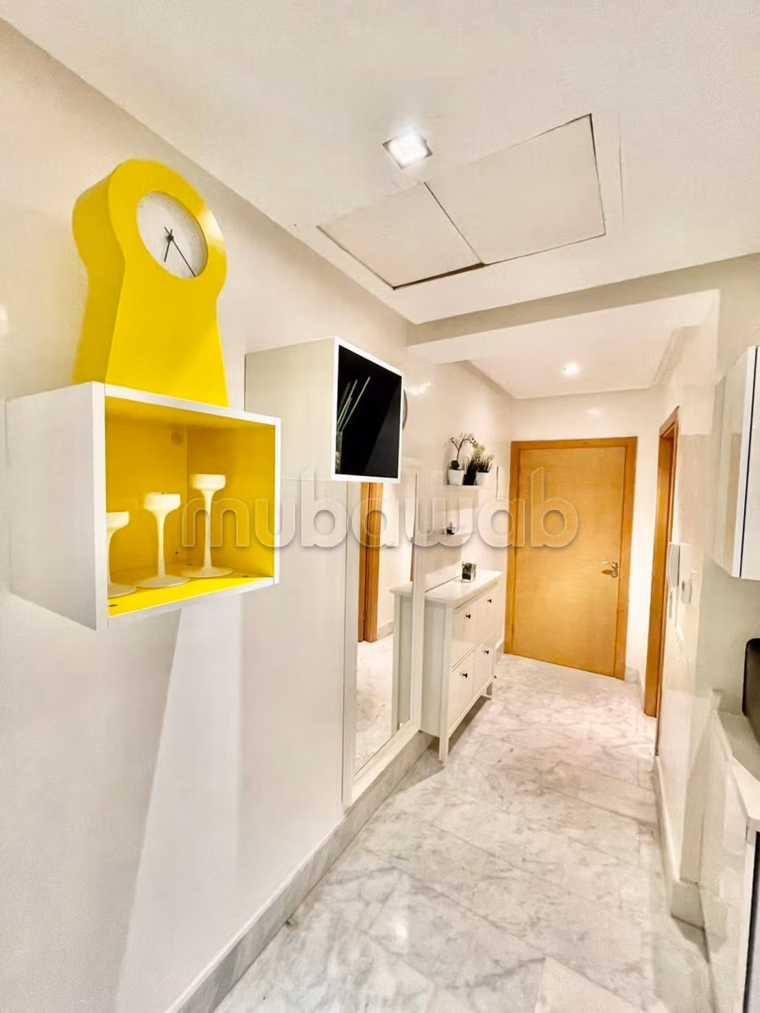 Appartement en location à Maârif Extension. Superficie 56 m². Meublé — 4