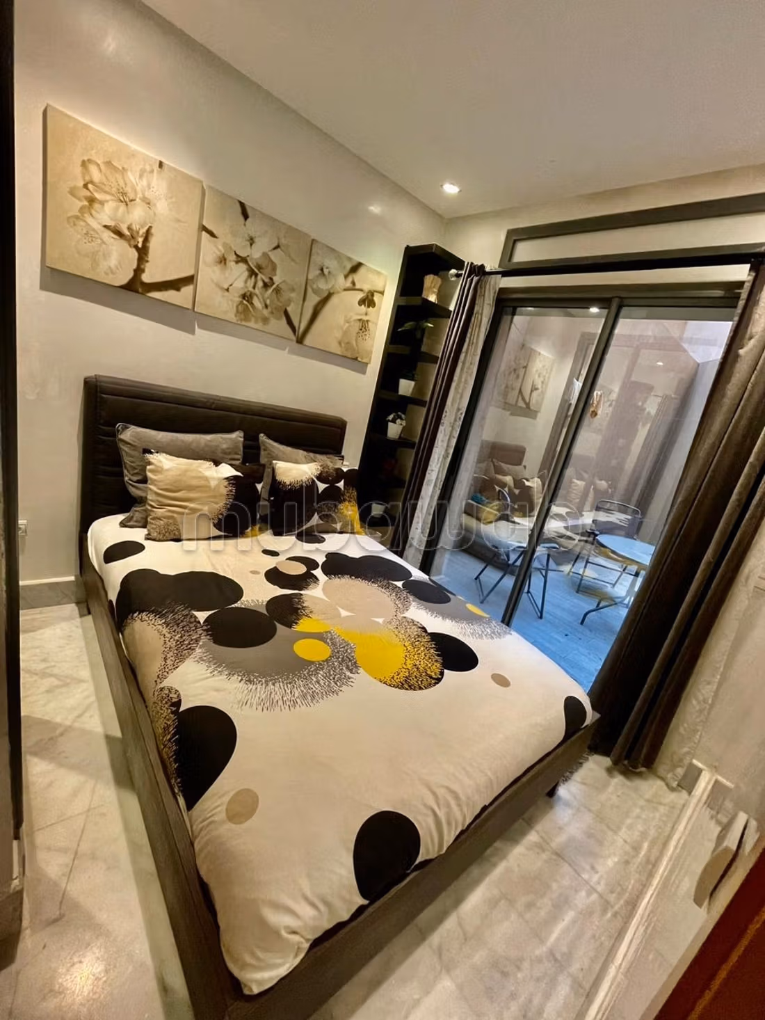 Appartement en location à Maârif Extension. Superficie 56 m². Meublé — 5