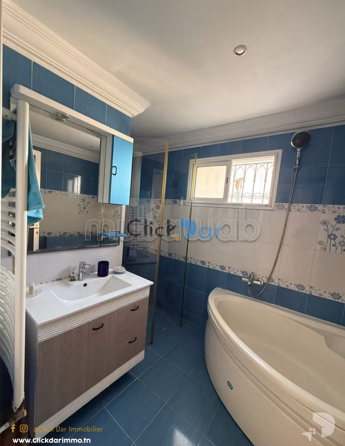 Etage de villa S2 location annuelle Hammamet