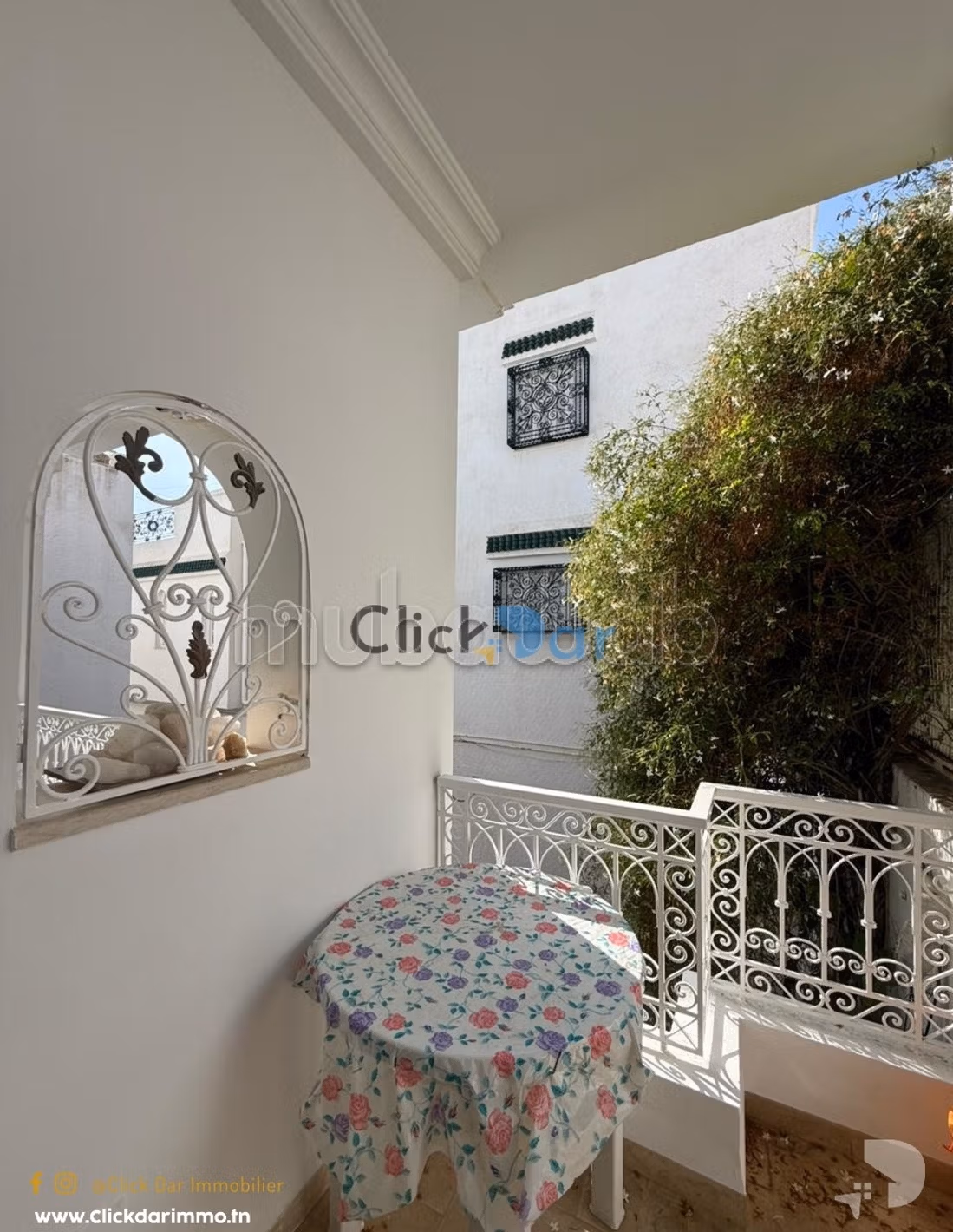 Etage de villa S2 location annuelle Hammamet