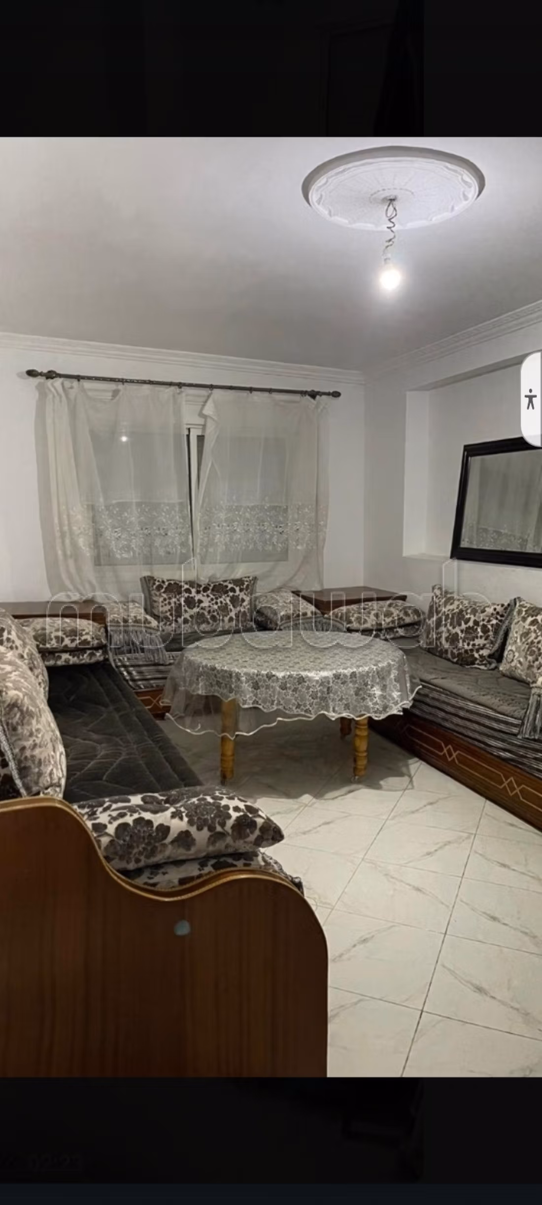 Bel appartement à louer à Mnasna. 2 chambres excellentes. Salon marocain traditionnel, résidence sécurisée. — 3