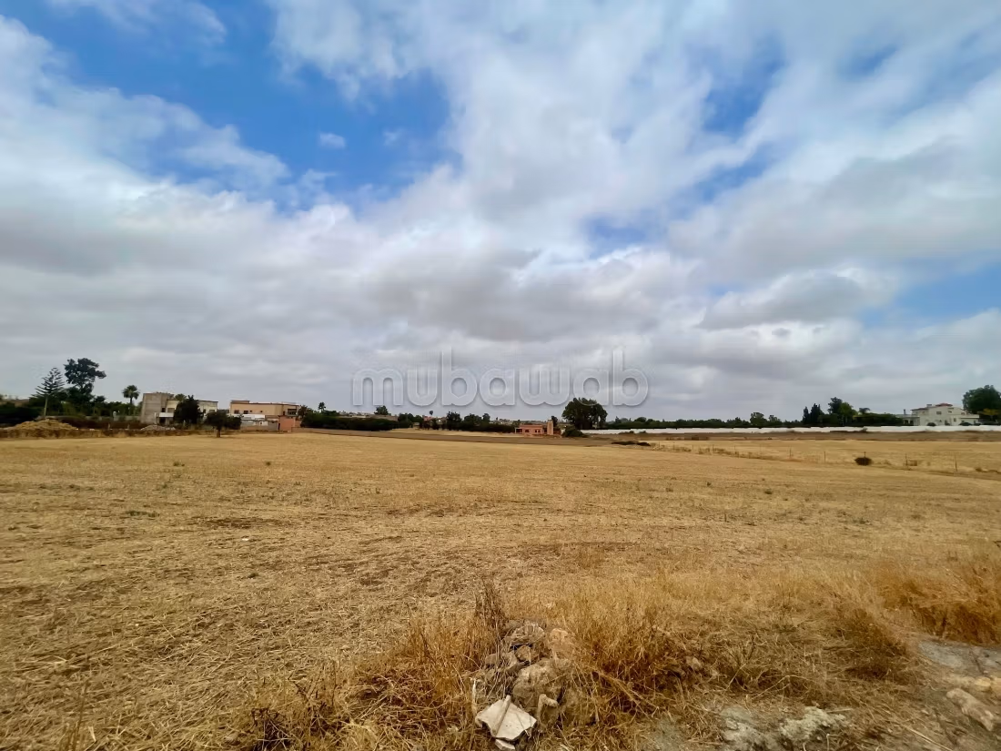 Terreno excelente en venta en Bouskoura. El área total es de 11966 m²
