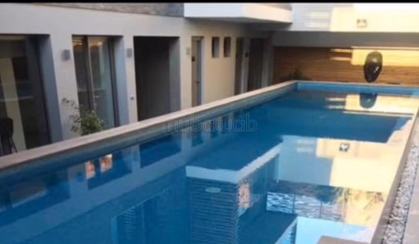 Top studio meublé avec piscine à louer à ain diab