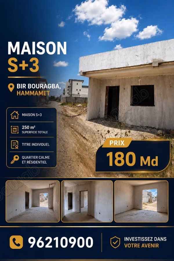 À Vendre – Maison S3