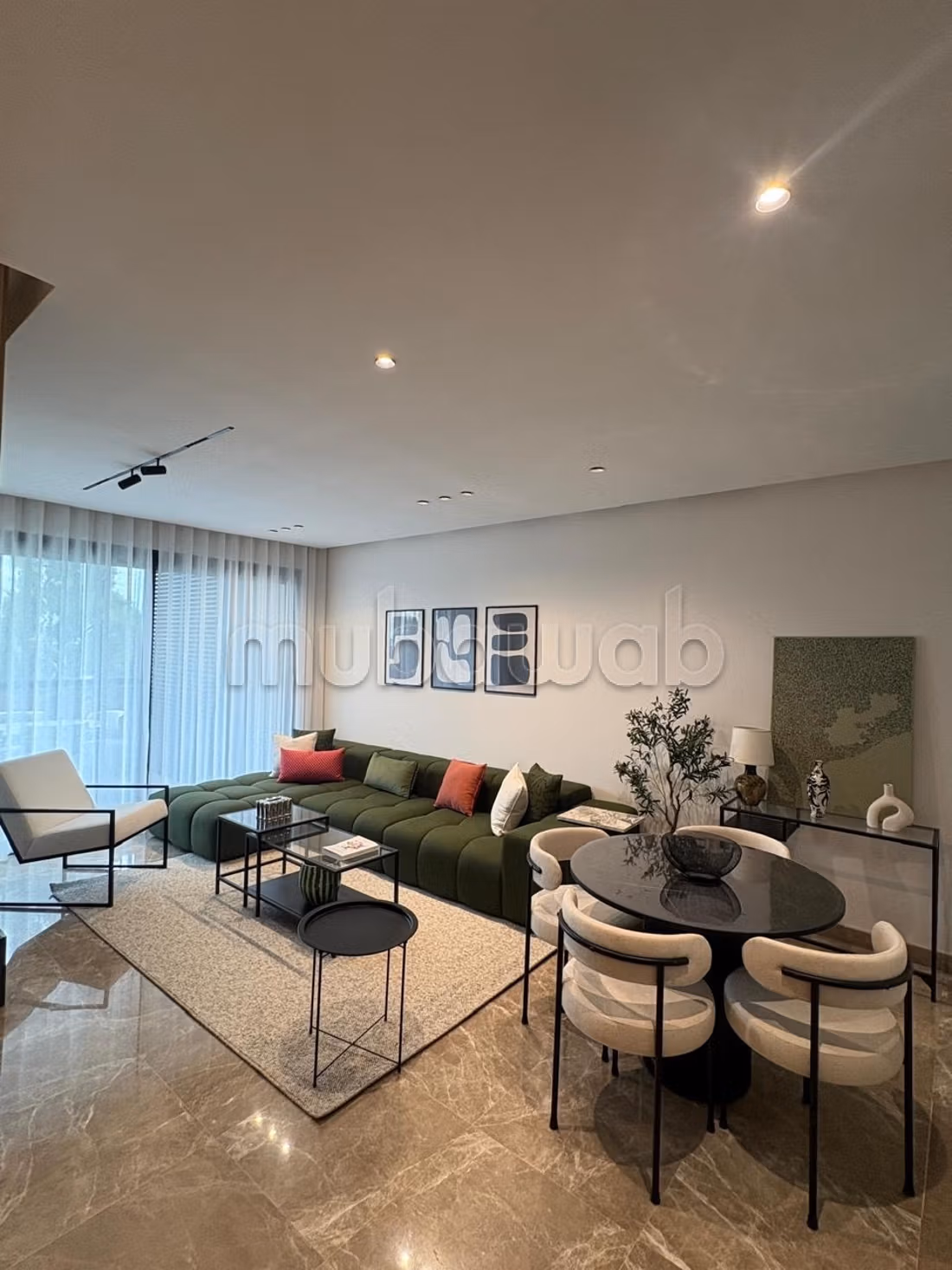 Appartement à louer meublé à l'orangeraie Souissi