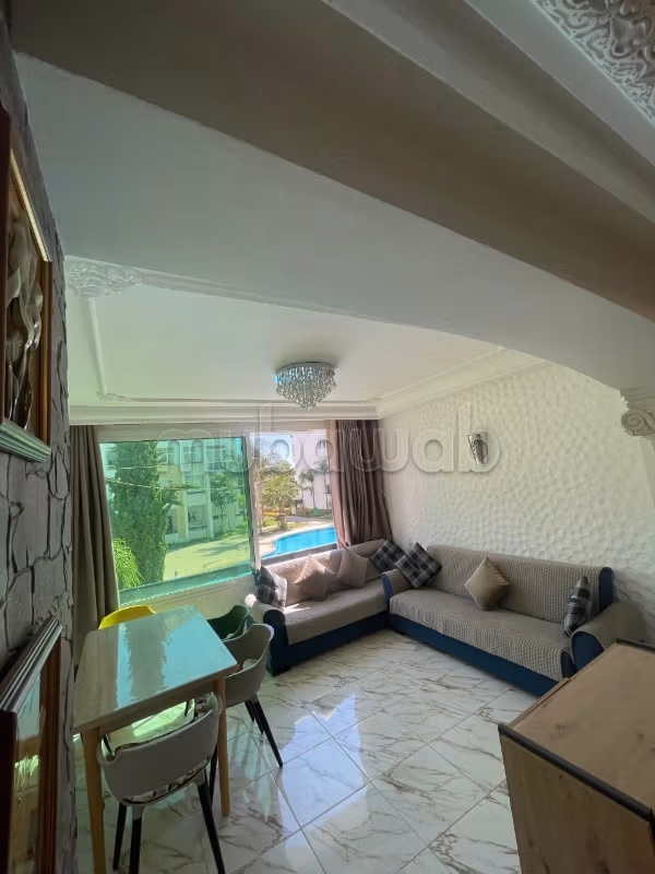 Mooi appartement te huur in Asilah. Totale oppervlakte 60 m². Gemeubileerd