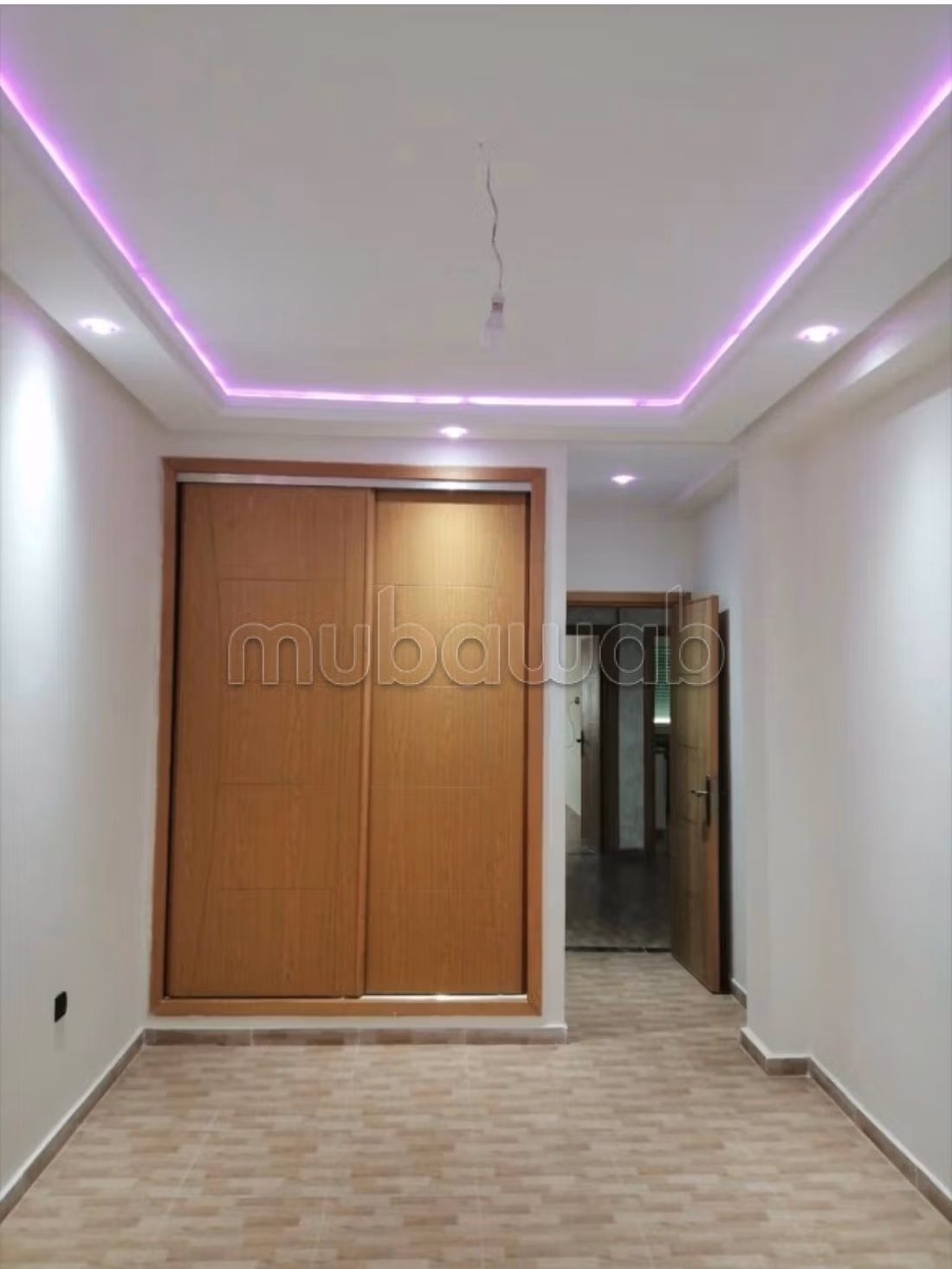 Vente d'un bel appartement à Hay Moulay Ismail. 2 belles chambres. Belle terrasse et jardin — 3
