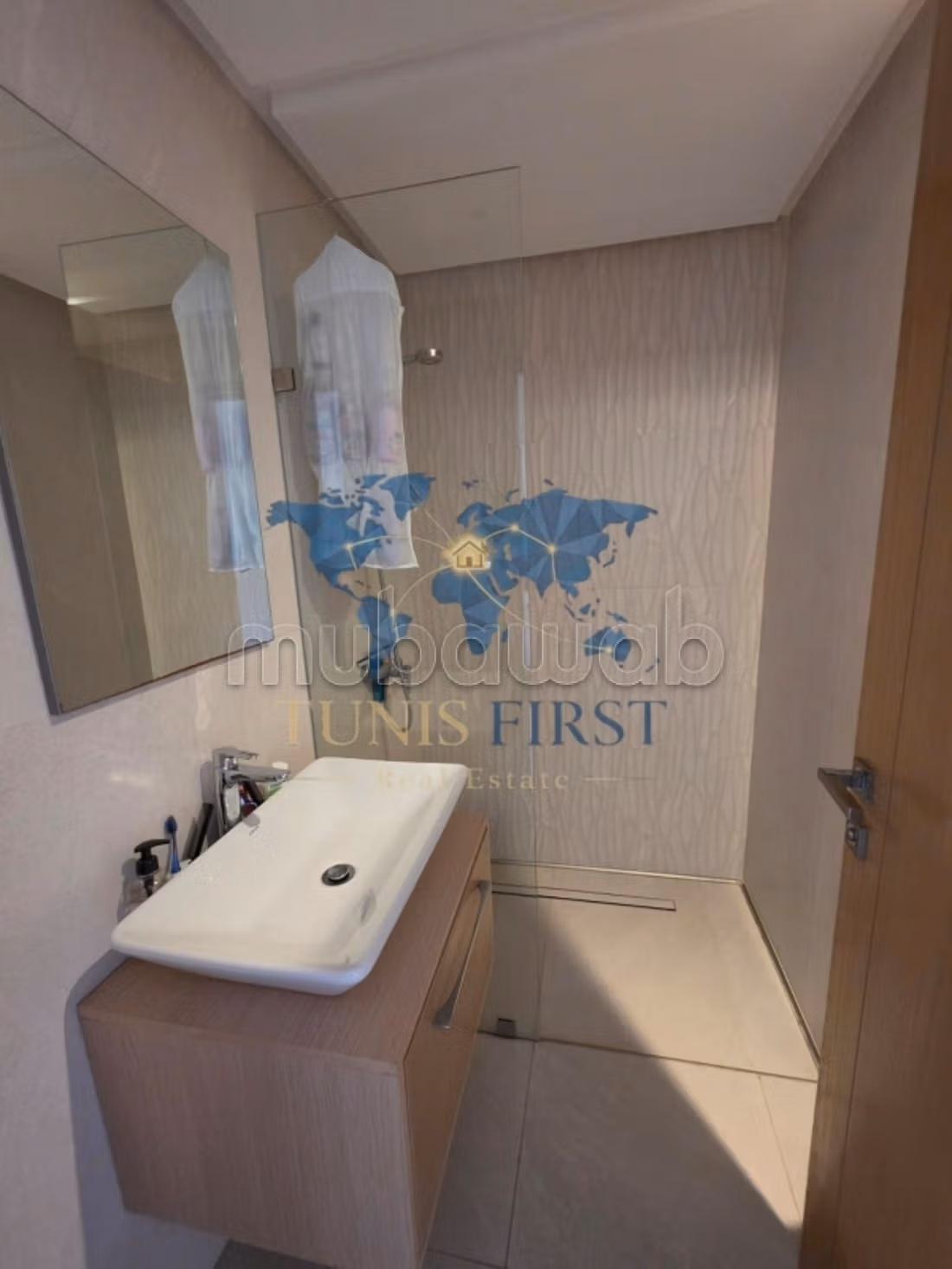 A vendre appartement S3 à jardin de Carthage