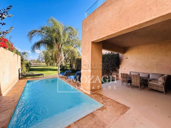 Magnifique villa 3 chambres sur résidence – Agdal