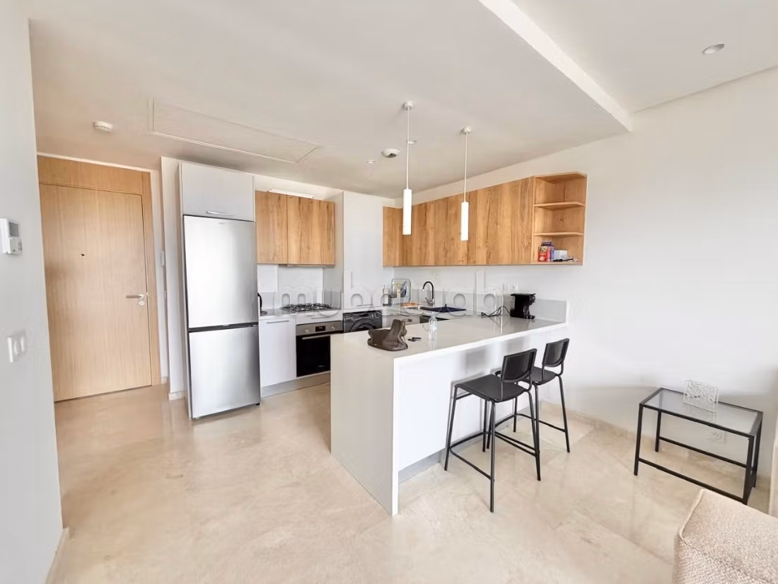 Location d'un appartement à Casablanca Finance City.
Superficie 75 m²
