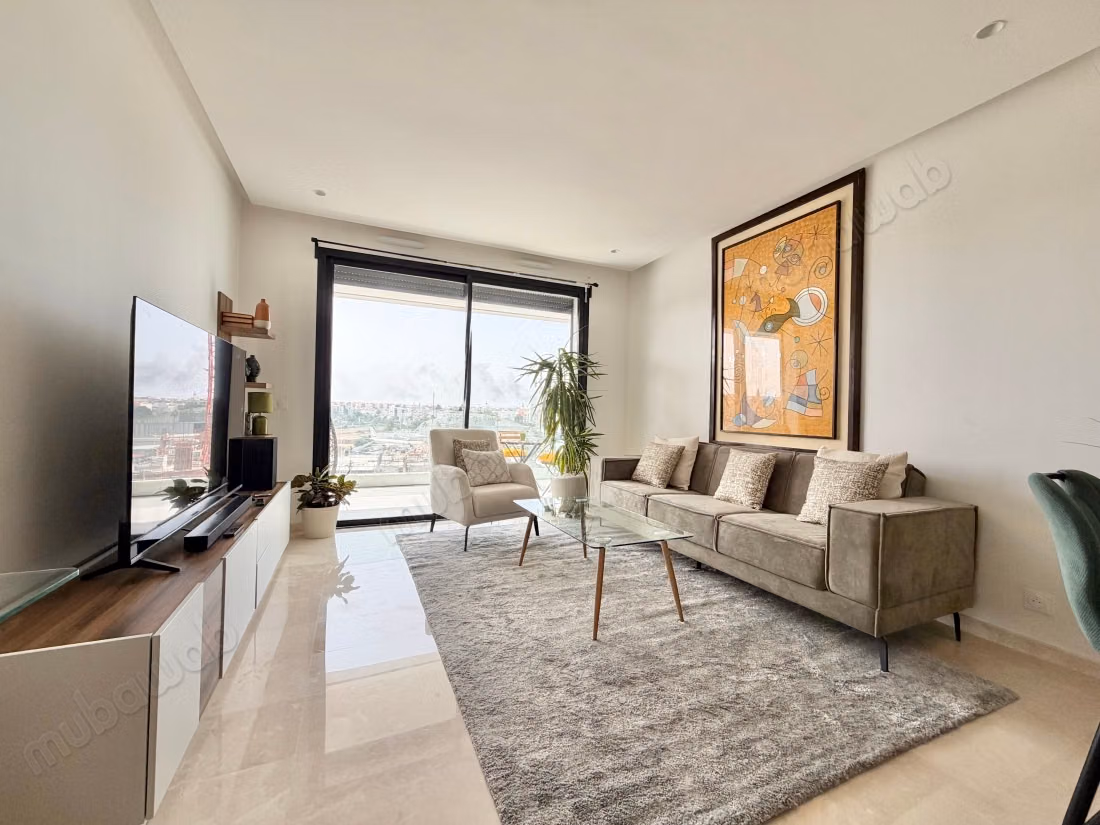 Apartment for rent in Casablanca Finance City. Area 75 m²