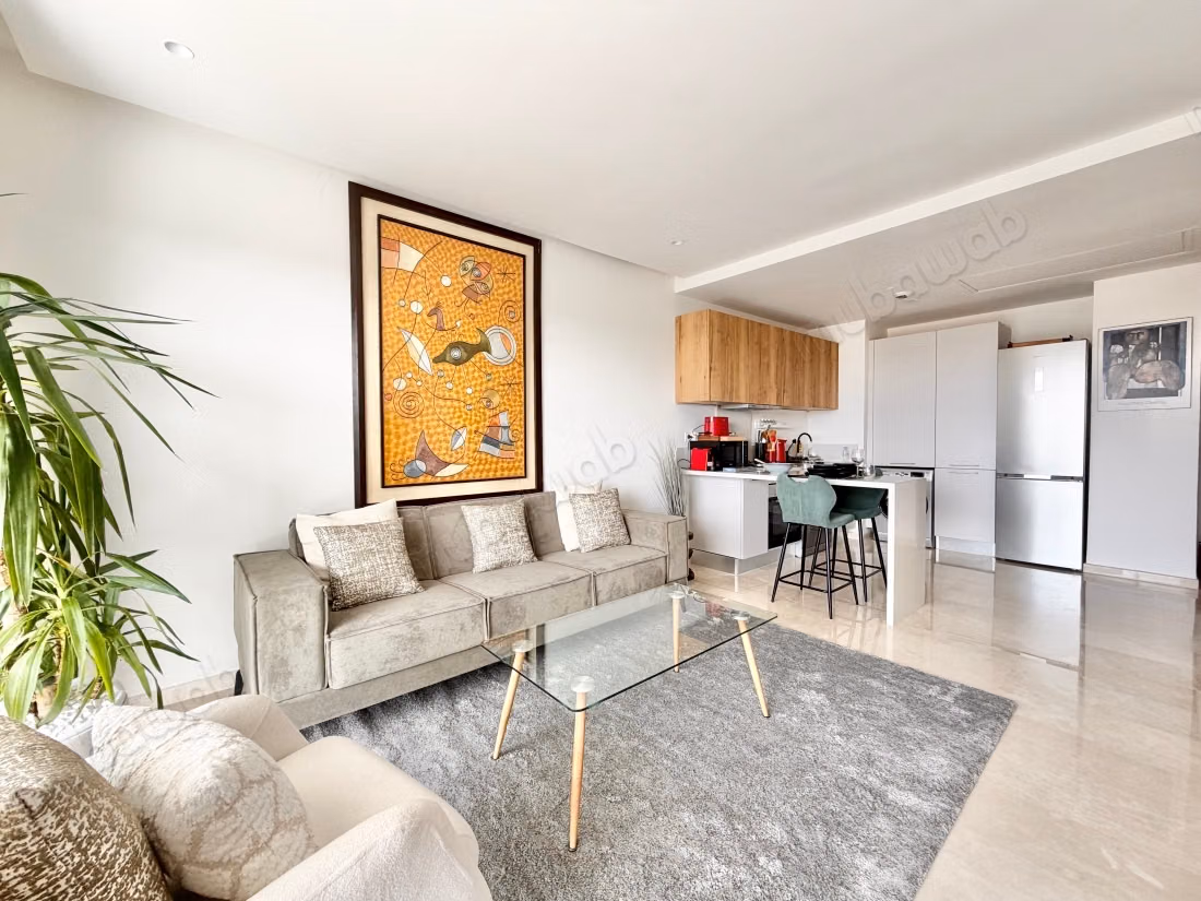 Apartment for rent in Casablanca Finance City. Area 75 m²