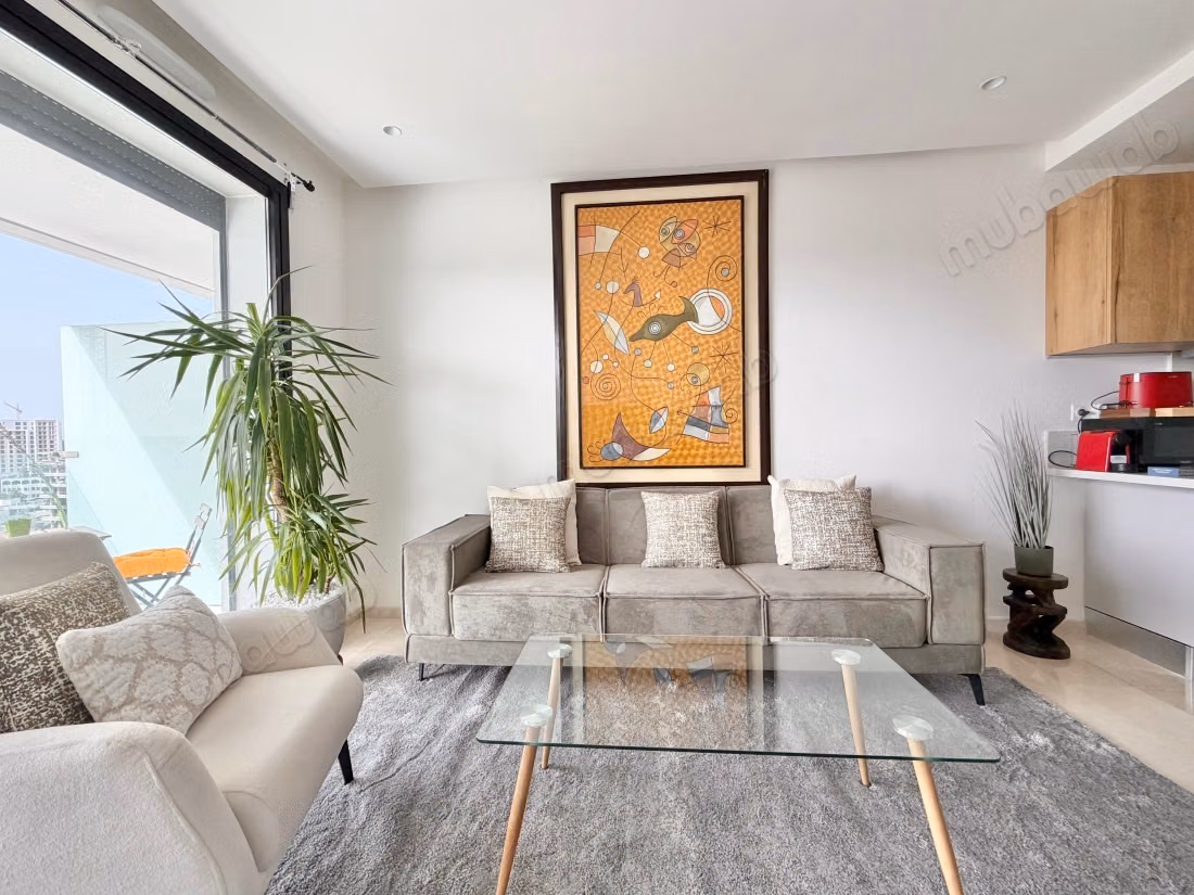Apartment for rent in Casablanca Finance City. Area 75 m²