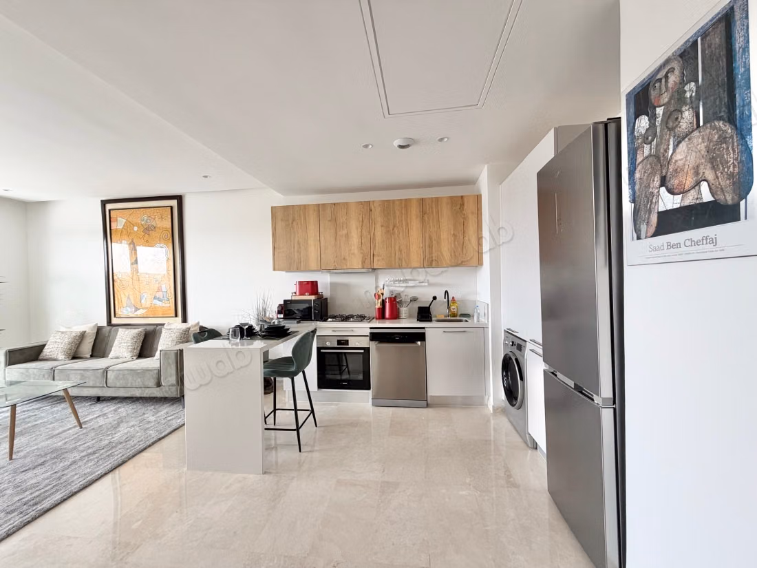 Apartment for rent in Casablanca Finance City. Area 75 m²