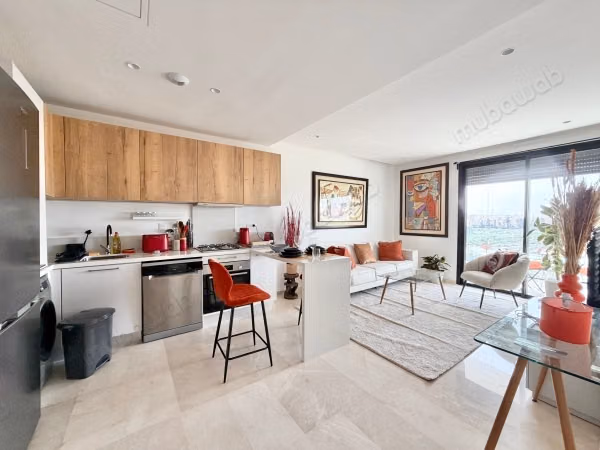Apartment for rent in Casablanca Finance City. Area 75 m²