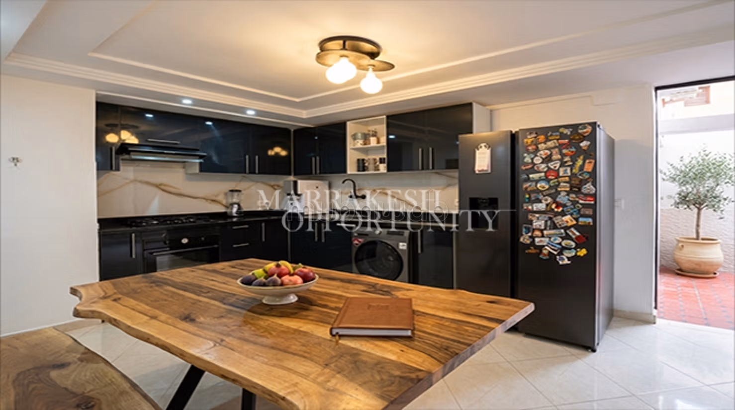 Moderne duplex meublé à louer à Guéliz, — 2