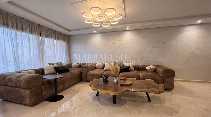 Modern furnished duplex for rent in Guéliz,