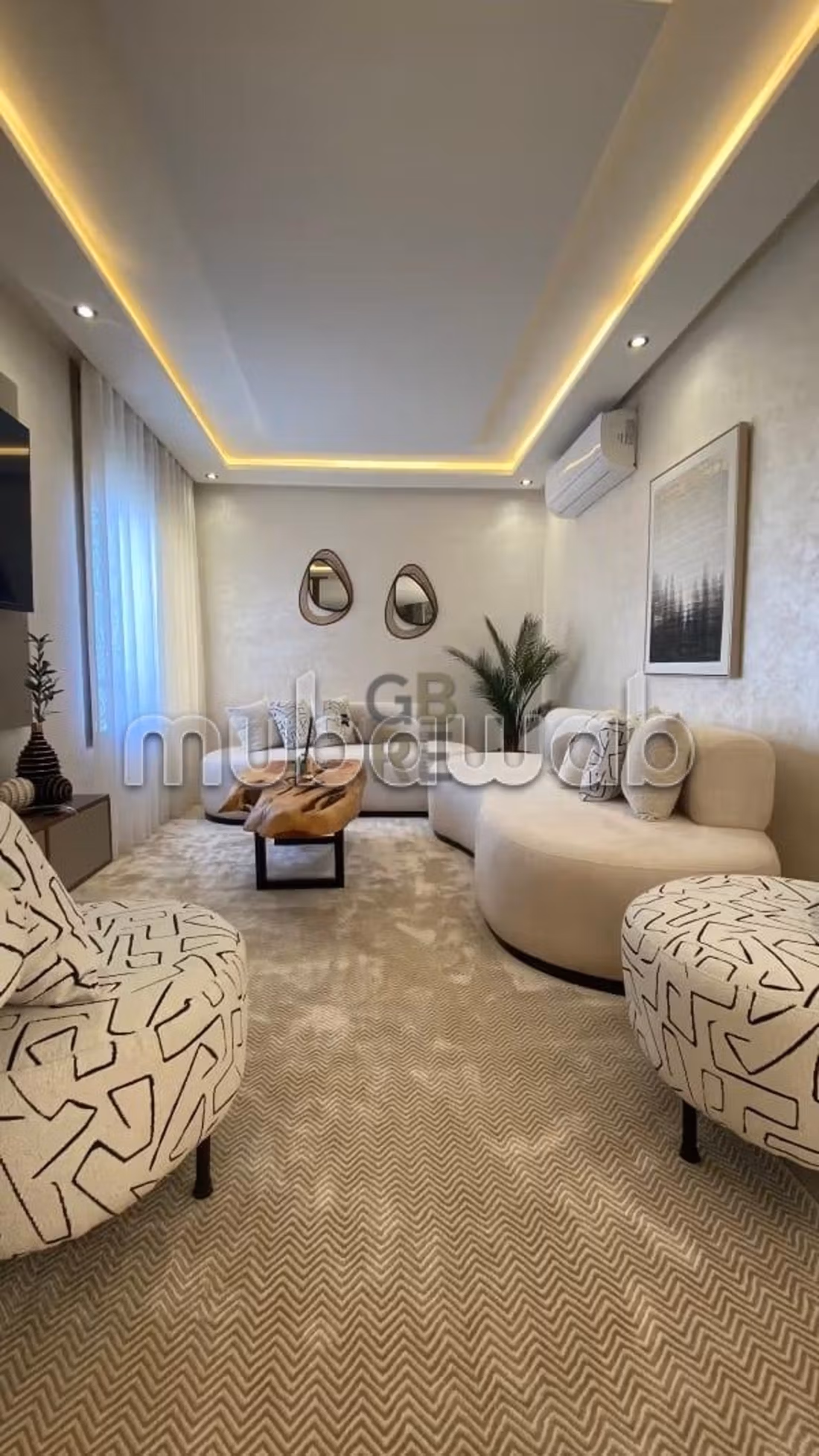 Appartement Meublé à louer à Hassan 
Rabat