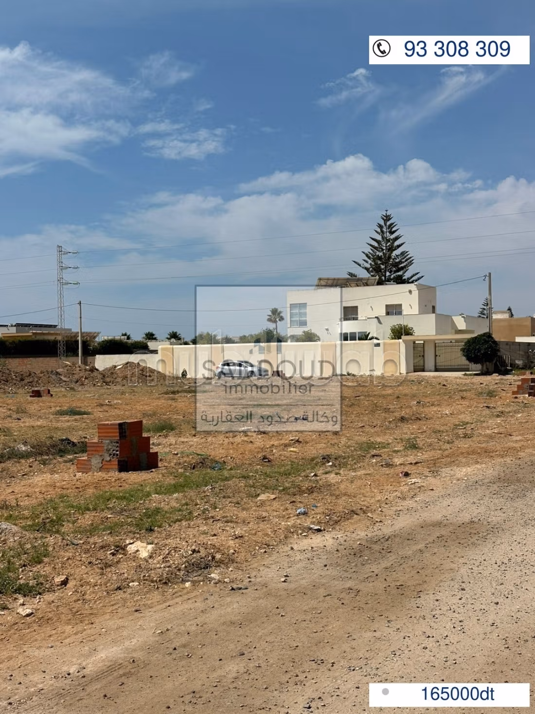  3 lotti di terreno in vendita – Via Sidi Mansour Km 9