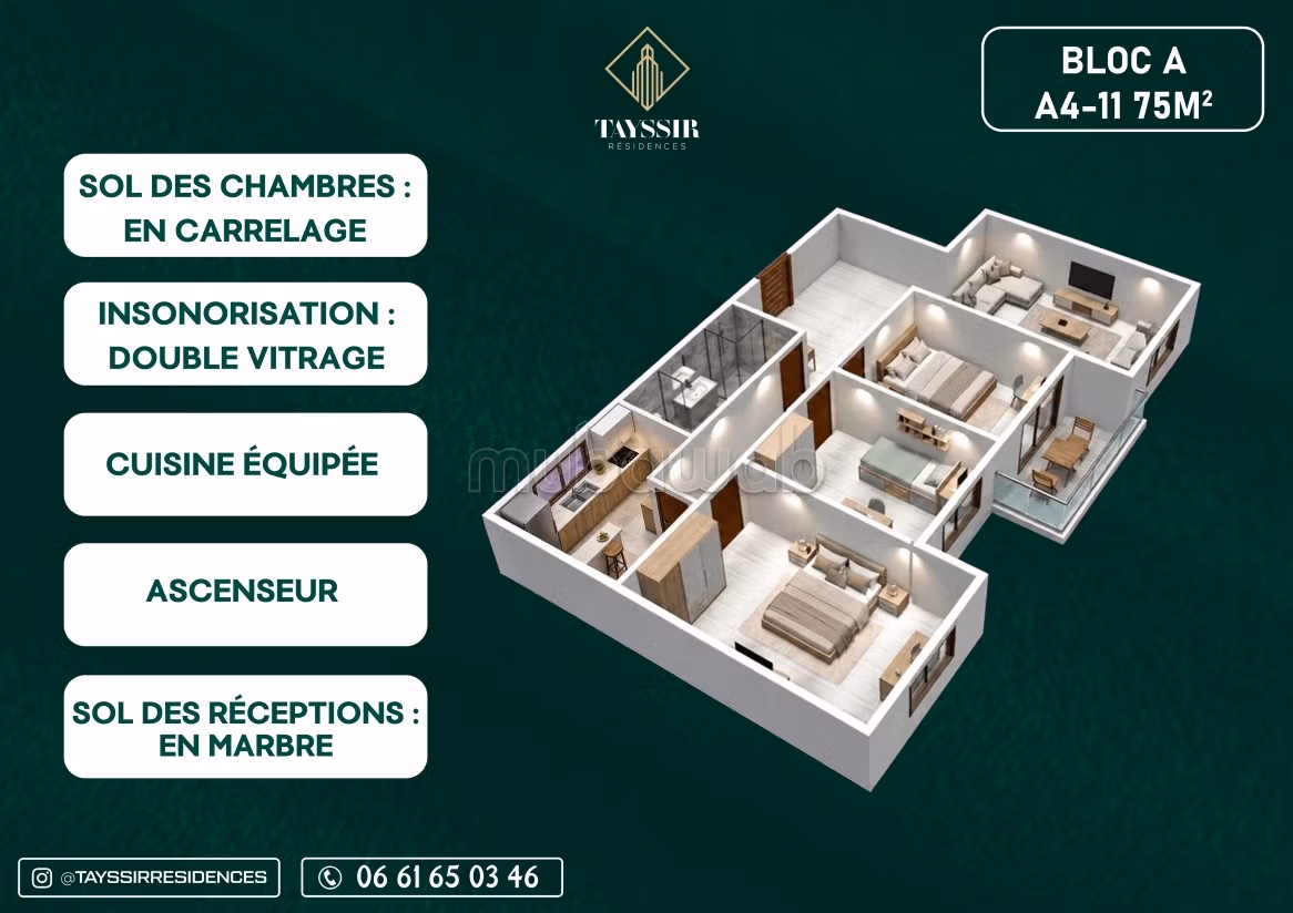 Piso en venta en El Ensanche. Area 83 m²