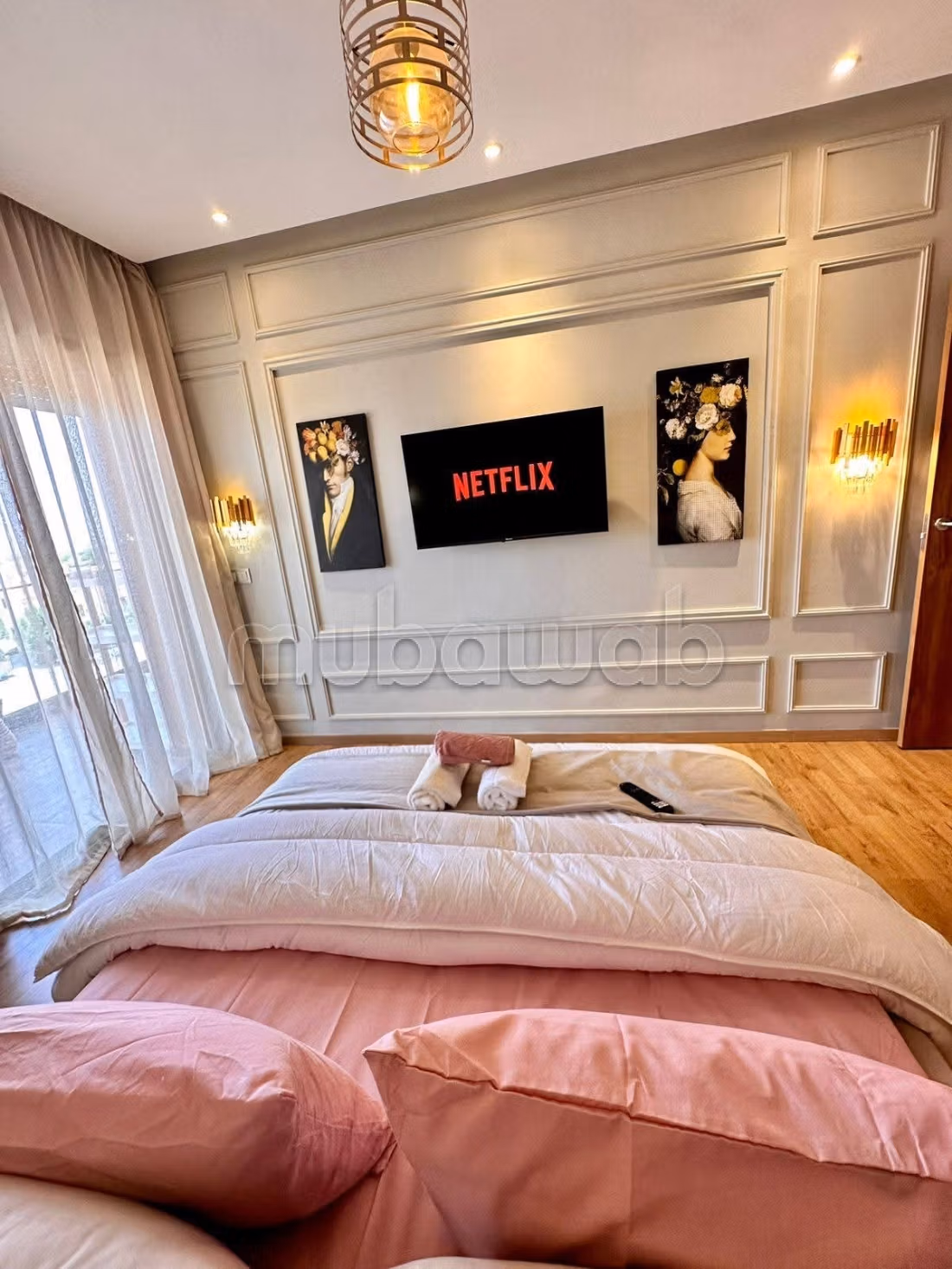 Superbe appartement à vendre à Route Casablanca. 
2 grandes pièces. 
Bien meublé — 3