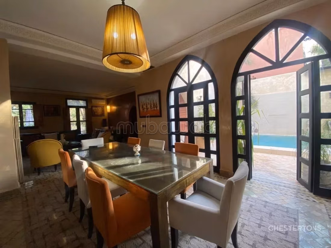 Villa d’exception meublée à vendre – Palmeraie de Marrakech