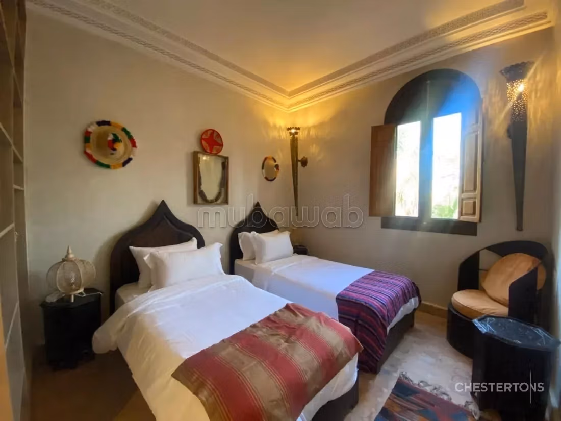 Villa d’exception meublée à vendre – Palmeraie de Marrakech