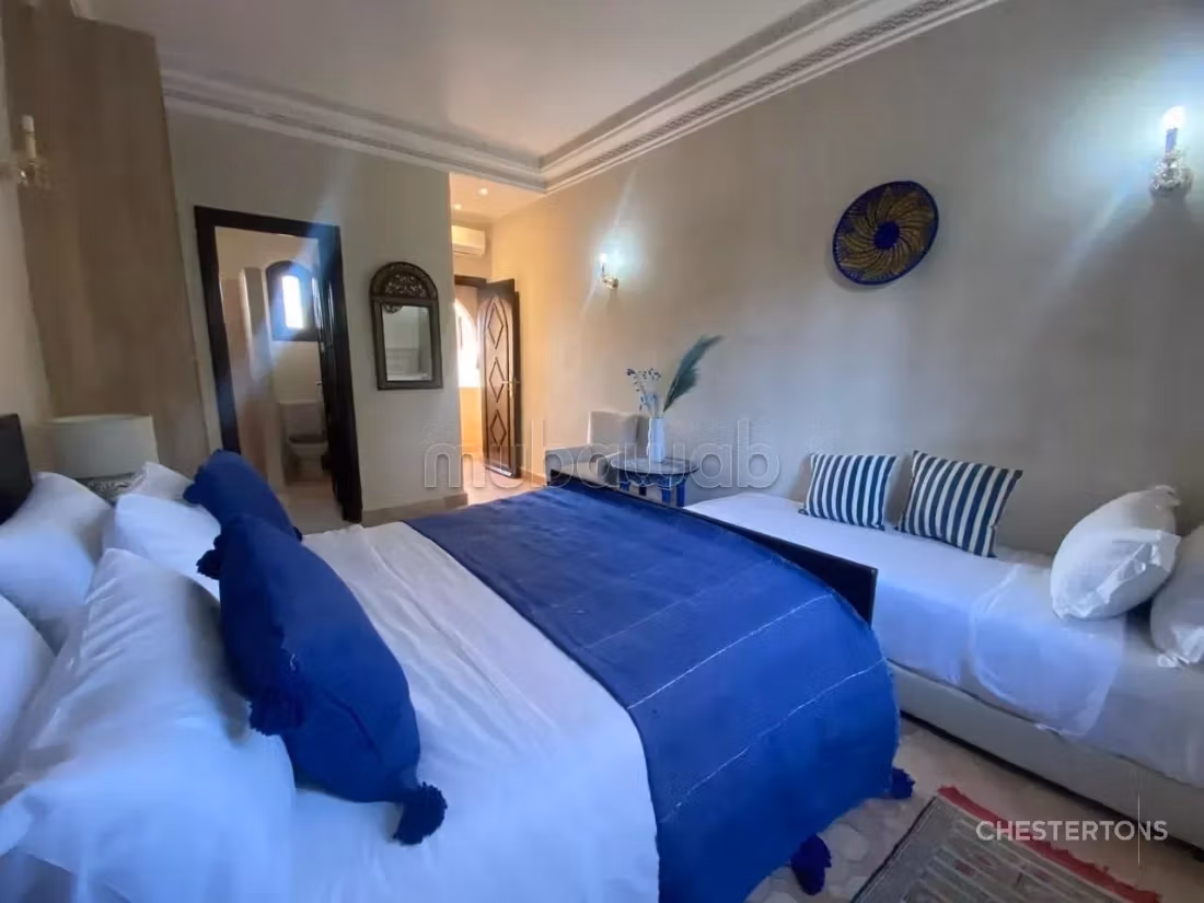 Villa d’exception meublée à vendre – Palmeraie de Marrakech