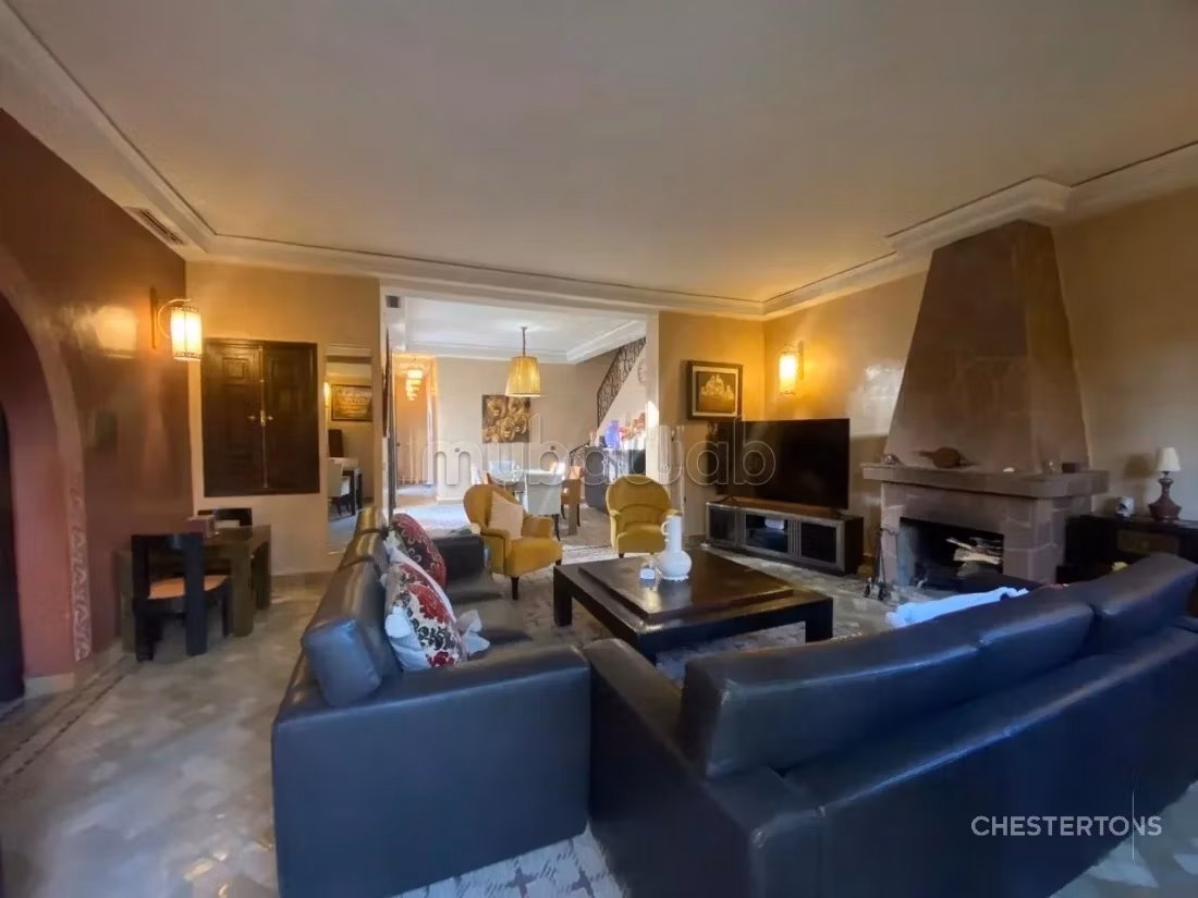 Villa d’exception meublée à vendre – Palmeraie de Marrakech
