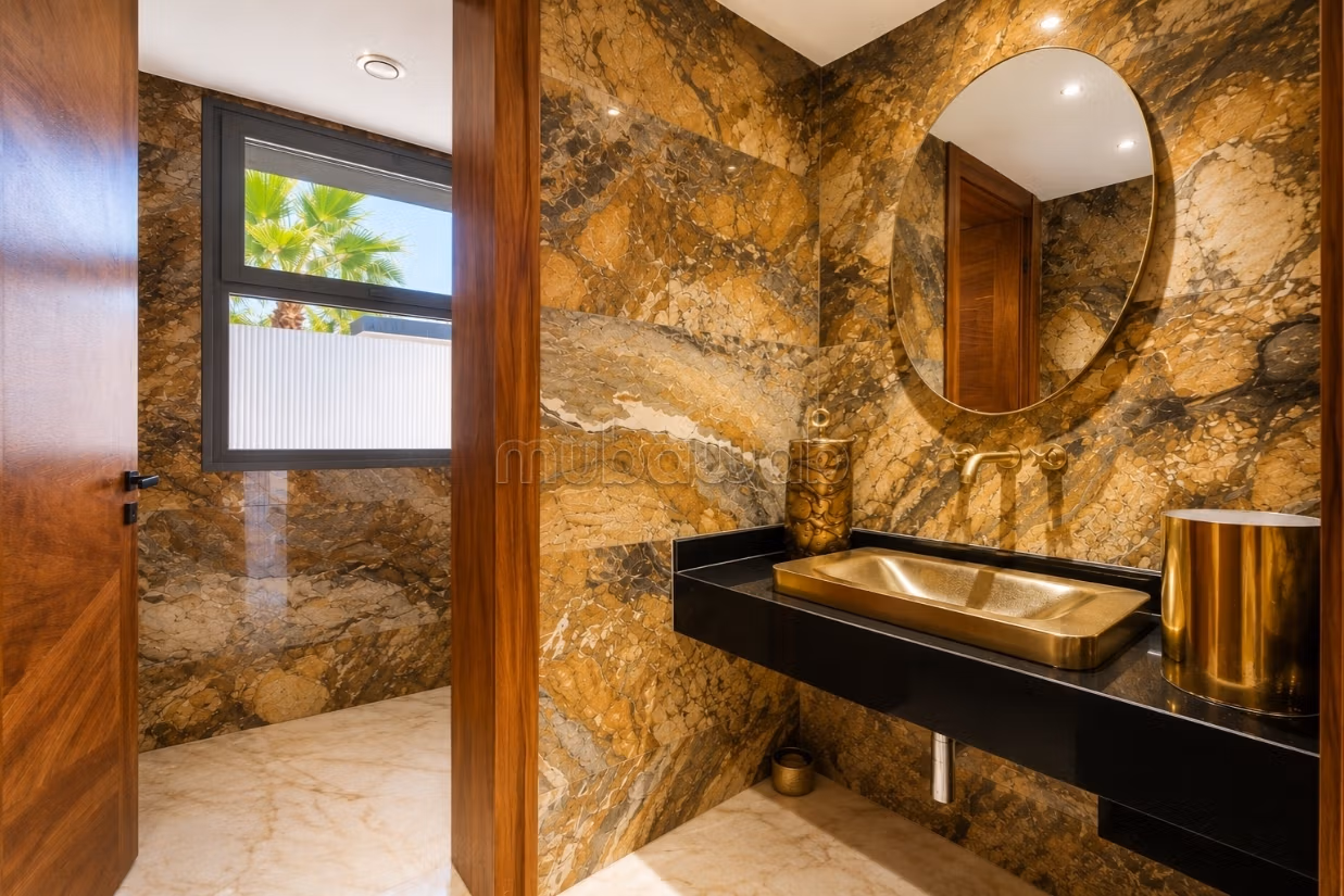 Stunning modern villa with 4 suites and a pool in Dar Bouazza